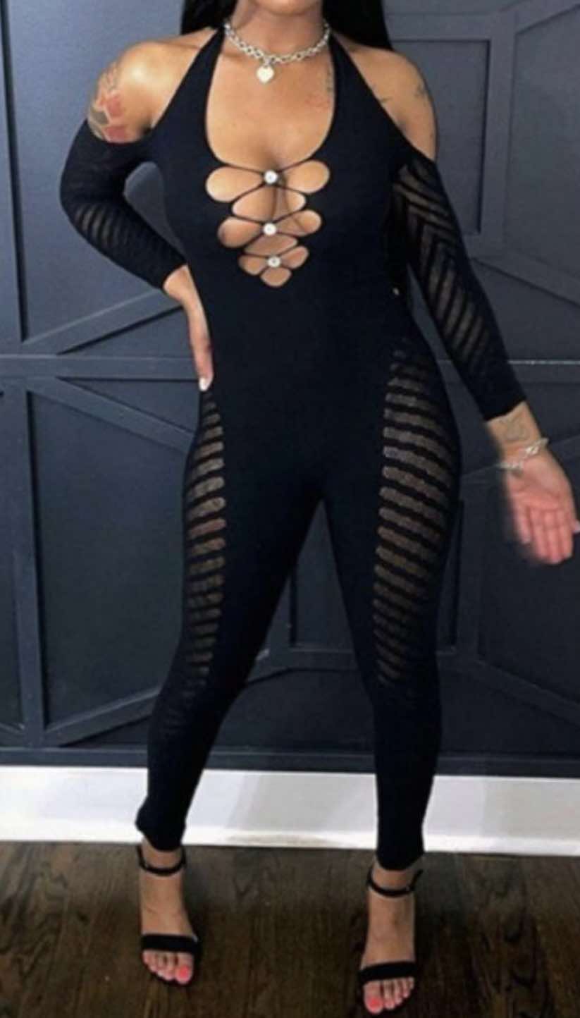 Sierra Seamless Jumpsuit - Black