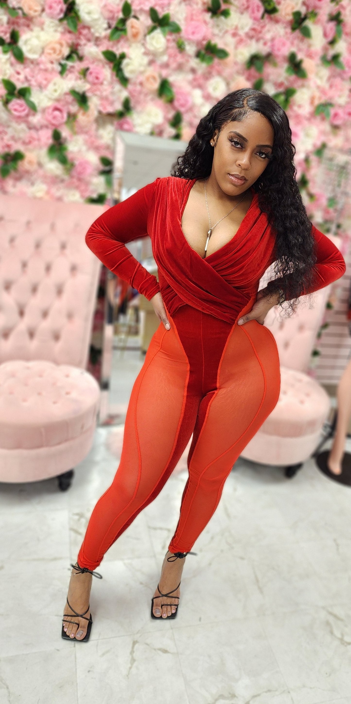 "Follow Through" jumpsuit