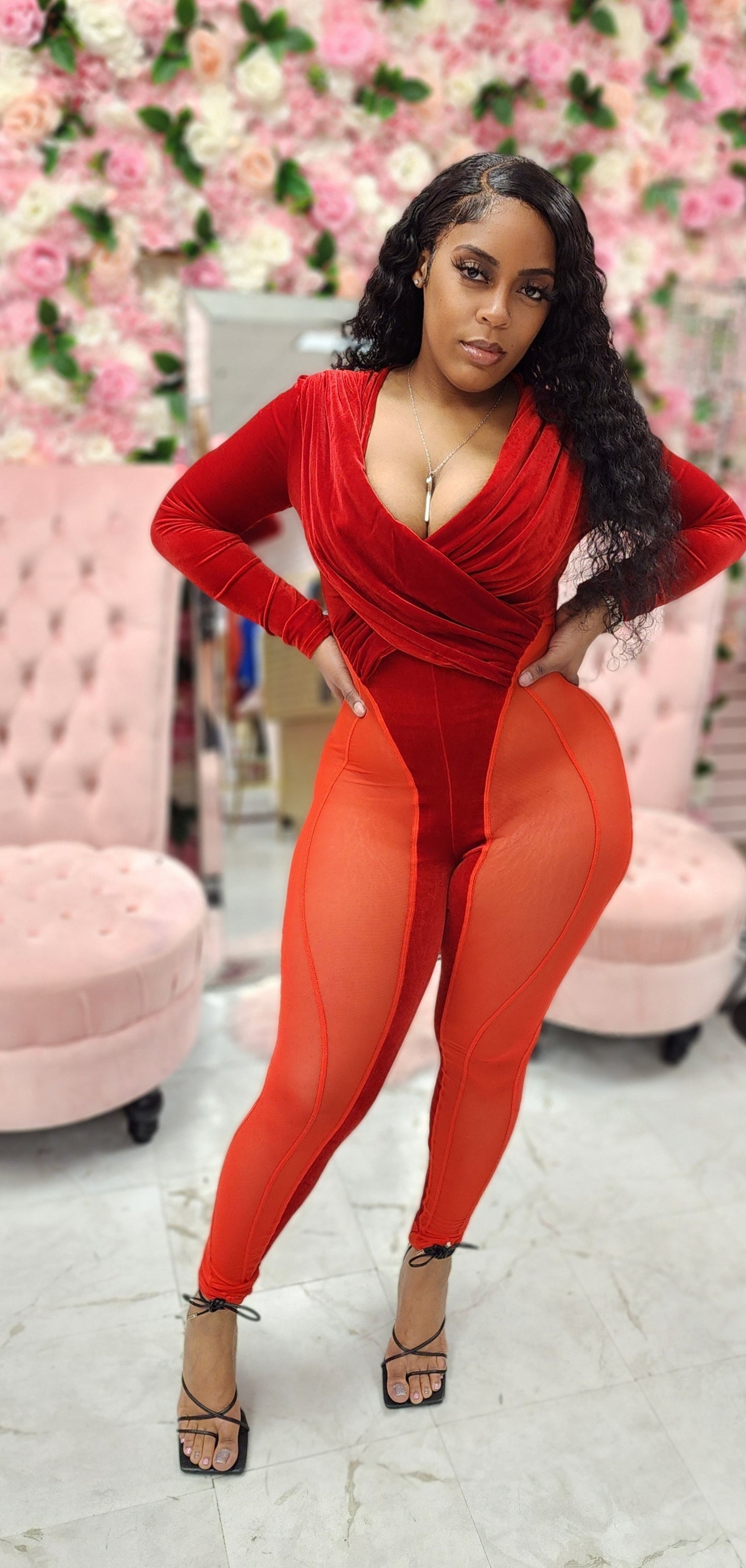 "Follow Through" jumpsuit